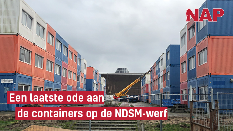 Goede Een laatste ode aan de 'schimmelcontainers' op de NDSM-werf PC-11